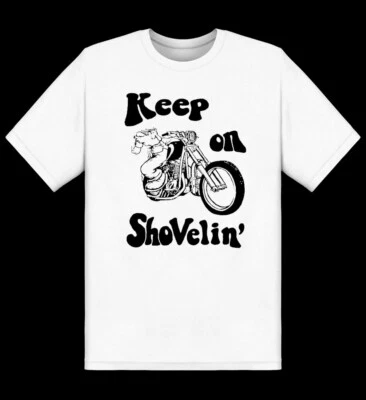 Camiseta Shovelhead Vintage Harley Davidson Motociclista Panhead Motocicleta Chopper Fácil Foto 1 de 2