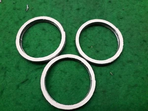 KAWASAKI H1 H2 500 750 TRIPLE SET 3 PATTERN EXHAUST GASKETS 47MM 18067-008 - Picture 1 of 1