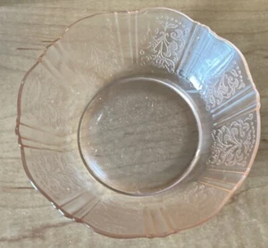 AMERICAN SWEETHEART PINK BOWL 3 3/4" FLAT BERRY---MacBETH-EVANS - Picture 1 of 3