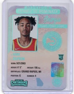2023-2024 Panini Contenders Permit To Dominate Kobe Bufkin Rookie SSP - Picture 1 of 2