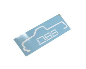 Calcomanía adhesiva OBS de una sola cabina para camión ventana parabrisas parachoques carrocería antigua estilo 9" - Imagen 1 de 3