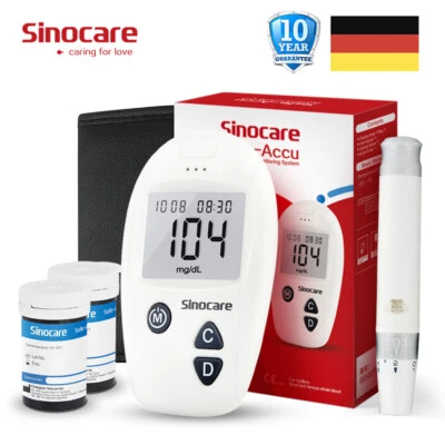 Sinocare Safe-Accu Blutzucker-Testkit mit 50 Teststreifen und 50 Lanzetten - Bild 1 von 4