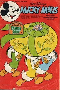 Micky Maus Comics Heft Nr 15 von 1979 Walt Disney Original Vintage Sammlerheft - Bild 1 von 6