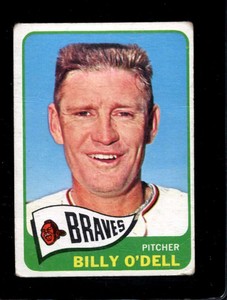 1965 TOPPS #476 BILLY O'DELL GOOD+ BRAVES *X44654