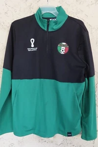 Mexico Team Soccer Futbol 1/2 zip FIFA World Cup Quatar 2022 jacket sz M - Picture 1 of 6