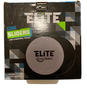 Elite Sportz Core Sliders for Working Out - Pack of 2 Compact, Dual Sided Glidin - Picture 1 of 2
