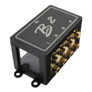 B2 Audio 1 bis 4 Paar Cockbox RCA Splitter Verteilblock - Bild 1 von 6