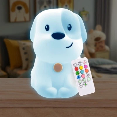 LumiPets® Puppy Dog - Luz nocturna táctil para guardería infantil Foto 1 de 4