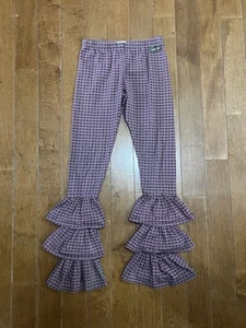 Matilda Jane Ruffle Pants Girls Size 10 Purple - Picture 1 of 9