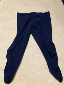Moda International Blue Leggings Women’s Size Medium - Picture 1 of 4