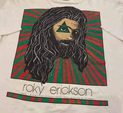 vtg Roky Erickson white T-shirt Unisex tee All sizes S-5XL PA093 - Image 1 of 3