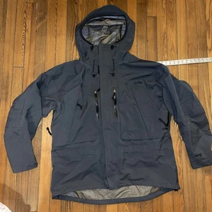 LL Bean Jacket Mens 2XL Gray Gore-Tex XCR Hooded Waterproof Outdoor Coat - Picture 1 of 14
