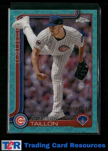 2025 Topps Chrome Logofractor Edition #33 Jameson Taillon Aqua Refractors #/199 - Foto 1 di 2