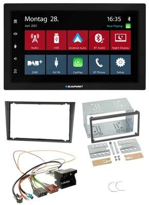 Blaupunkt MP3 Bluetooth DAB 2DIN USB Autoradio für Opel Combo C Meriva Corsa C T - Bild 1 von 4