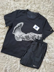 Größe Large Nike schwarz Run Division Short Set brandneu mit Etikett - Bild 1 von 5
