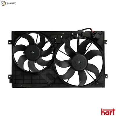 FAN ENGINE COOLING 612 497 FOR SKODA OCTAVIA/II/Combi/III SUPERB FABIA YETI 2.0L - Image 1 of 4