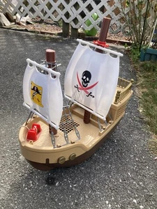 Vintage Kids Pirate Ship 1990’s Kids Toy - Picture 1 of 20