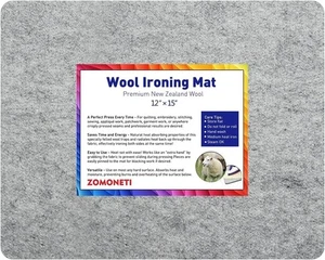¡NUEVO! Alfombrilla de prensado de lana de 12" x 15" 100 % lana de fieltro de Nueva Zelanda alfombrilla de planchar almohadilla - Imagen 1 de 6