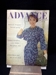 1959 Spring Advance Magazine Pattern Book Mid Century Designs Fashion Women - Picture 1 of 23