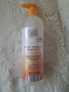 Little Journey Gentle Baby Wash Shampoo w Oatmeal Extract Hypoallergenic 16 OZ - Picture 1 of 2