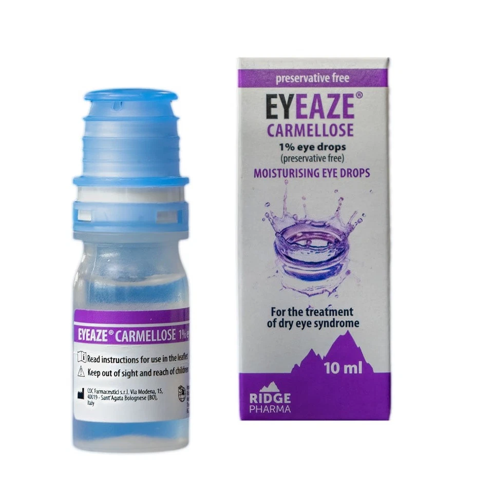 RIDGE Eyeaze Carmellose sodium 1.0% eye drops