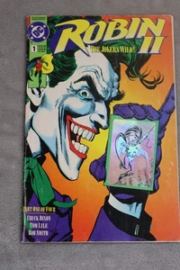 Cómic vintage 1991 DC Comics Robin II Joker's Wild #1 holograma Batman - Imagen 1 de 3