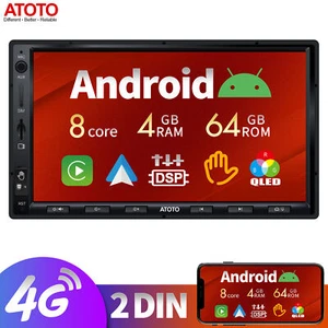 ATOTO S8 Ultra Android 4+64GB Autoradio Videogeräte&Navigation 4G-LTE AI Carplay - Bild 1 von 12