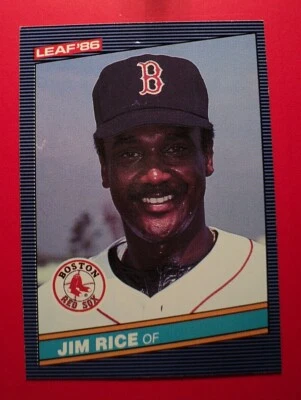 1986 Leaf/Donruss #146 Jim Rice Red Sox NMt  .... AUCT# 6398 - Image 1 of 2