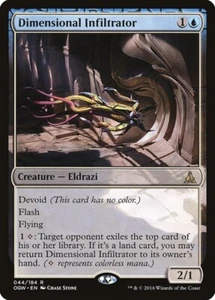Played MTG Dimensional Infiltrator Oath of the Gatewatch OGW R 44 - Picture 1 of 1
