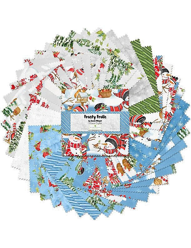 WILMINGTON #508 823 508 "PAQUETES DE DIJES FROLICS ESCARCHADOS 42 CUADRADOS DE 5 PULGADAS BTCP Foto 1 de 1