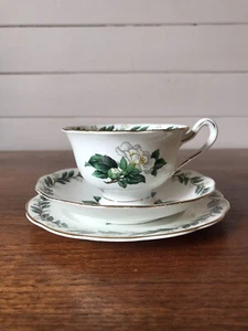 Vintage Royal Albert Lady Clare Tea Trio Of Cup Plate And Saucer Signed A Wagg - Picture 1 of 13