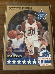 Scottie Pippen 1990-91 NBA Hoops Miami All Star Weekend #9 Card - Bild 1 von 2