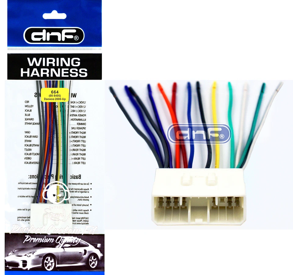 DNF Aftermarket Wiring Harness for Select Chevy Suzuki Daewoo 1999-UP (70-8405) Foto 1 de 1