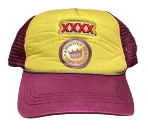 XXXX Beer Approved By King Wally QLD Maroon State Origin Football Trucker Cap - Picture 1 of 10