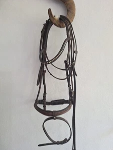 Dyon Zaumzeug mit Glitzerriemen Warmblut - Bild 1 von 4