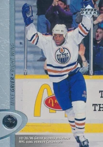 1996-97 Upper Deck #259 MIKE GRIER - Rookie Card RC - Edmonton Oilers - Bild 1 von 1