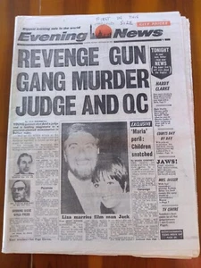 Collectable Newspaper Evening News - Picture 1 of 1