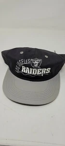 Gorra de ropa vintage de Los Angeles Raiders con guión deslizable hacia atrás #1  - Imagen 1 de 4