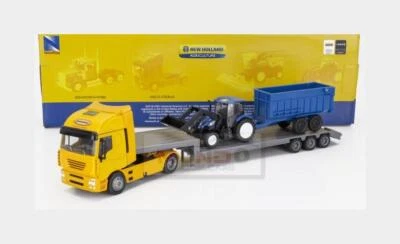 1:43 NEWRAY Iveco Fiat Stralis 540 Truck 2009 +New Holland T6.175 NY16143B - Immagine 1 di 2