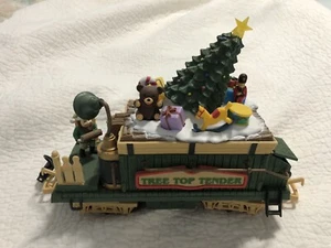 New Bright Holiday Express TREE TOP TENDER series train Animated - Picture 1 of 5