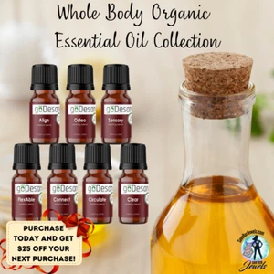 Whole Body Organic Essential Oil Collection - A Must-Have for Massage Therapists - Picture 1 of 10