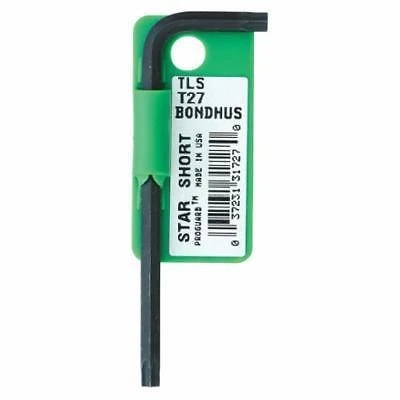 Bondhus 31727 T27 Short Star Tip Torx L-Wrench, Box of 5 - Image 1 of 1