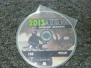 2013 Arctic Cat Model 150 Youth ATV Shop Service Repair Manual CD P/N 2259-581 - Picture 1 of 1