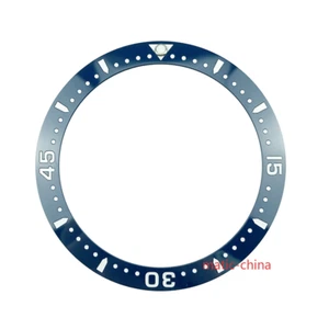HQ 38mm Blue/Black Ceramic Bezel Insert Set For SKX007/009 Diver Watch Lume Pip - Picture 1 of 7