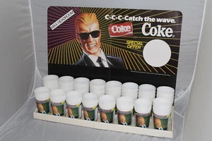 Rare 1980’s Coke Coca Cola Max Headroom Fountain Display 29”x23” With 32 Cups - Picture 1 of 9
