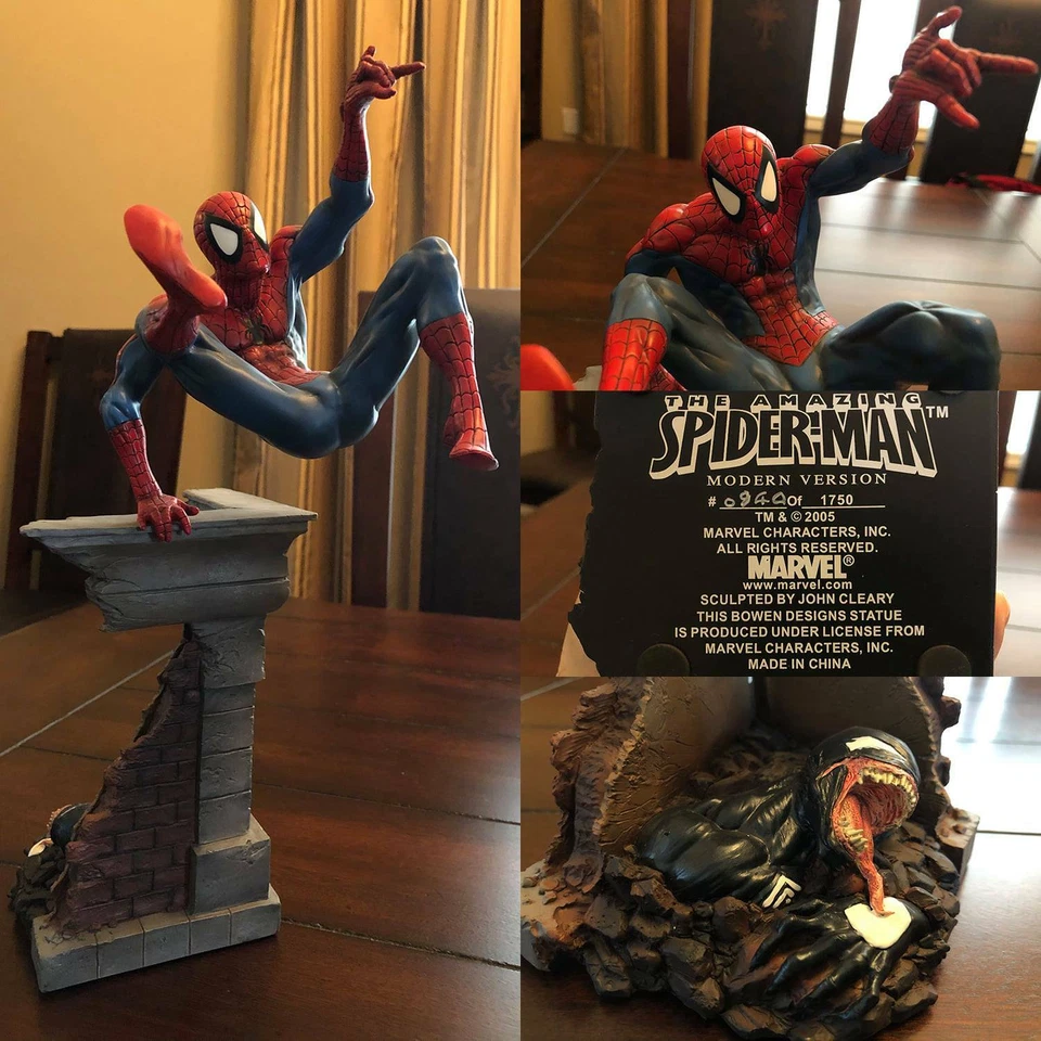 Spider-Man Modern Version Statue Venom Full size Bowen Designs 15" - Mint - Image 1 of 1