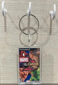 Marvel vs. Capcom 2 Acrílico Doble Cara Llavero Arcade Videojuego - Imagen 1 de 2