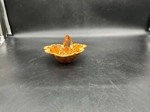 VTG Ceramic Grape Leaf Trinket Dish - Picture 1 of 7