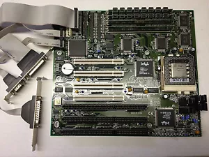 QDI P5I430VX-250 Explorer I Socket 7 v2.0(S2.2) + Pentium 200Mhz + 48MB COMBO - Picture 1 of 5