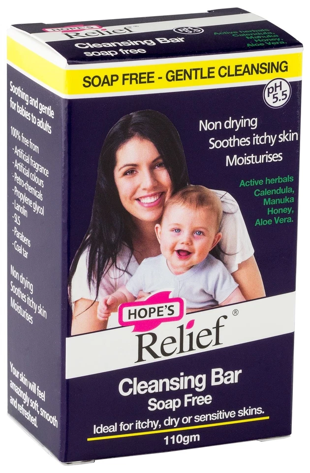 Hopes Relief Soap Free Cleansing Bar - 110g